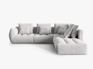 COLTAR MODULAR BLOOM DREAPTA, 4 LOCURI, 316 CM, DIVERSE CULORI SI MATERIALE, DESIGN DEOSEBIT - Img 13