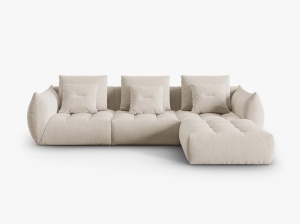 COLTAR MODULAR BLOOM DREAPTA, 4 LOCURI, 332 CM, DIVERSE CULORI SI MATERIALE, DESIGN DEOSEBIT - Img 6