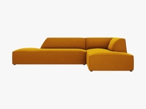 COLTAR MODULAR RUBY, DREAPTA, 4 LOCURI, 273 CM, DIVERSE CULORI SI MATERIALE, DESIGN DEOSEBIT - Img 21