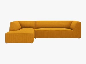 COLTAR MODULAR RUBY, STANGA, 4 LOCURI, 273 CM, DIVERSE CULORI SI MATERIALE, DESIGN DEOSEBIT - Img 5