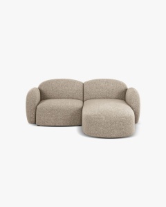 COLTAR PE DREAPTA, BLAIR, 194X 95, BEJ INCHIS, CU TAPITERIE DIN TEXTIL CHENILLE EDEN, MICADONI
