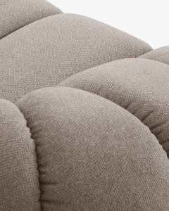 COLTAR PE DREAPTA DIANA, BEJ INCHIS, 334X182 CM, TAPITAT CU TAPITERIE DIN TEXTIL STRUCTURAT BUBBLE, MICADONI - Img 4