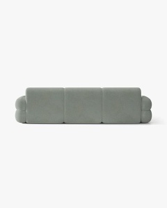 COLTAR PE STANGA, NEO,ALBASTRU PAL, 305X165 CM, TAPITAT CU TAPITERIE DIN TEXTIL CHENILLE SILENCIO, MICADONI - Img 4