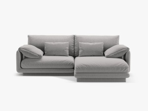 COLTAR TORINO, DREAPTA, 3 LOCURI, 220 CM, DIVERSE CULORI SI MATERIALE, DESIGN DEOSEBIT - Img 8