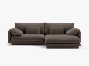 COLTAR TORINO, DREAPTA, 3 LOCURI, 250 CM, DIVERSE CULORI SI MATERIALE, DESIGN DEOSEBIT - Img 3