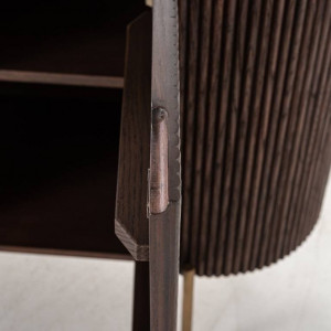 COMODA BARKLEY, 180 CM, ALB/MARO/AURIU ANTICHIZAT, DIN LEMN DE STEJAR, MARMURA SI METAL, RICHMOND INTERIORS - Img 5
