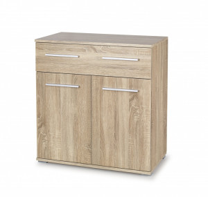 COMODA LIMA KM-1, STEJAR SONOMA, DIN PAL MELAMINAT, STIL MODERN - Img 1