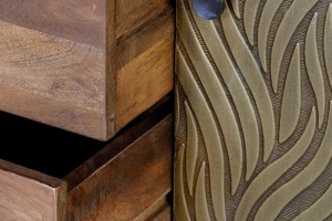 COMODA LIVING 160CM, COD 6762, DIN LEMN DE MANGO SI METAL, ARTIM GROUP SELECTION - Img 2