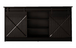 COMODA LIVING, CAMA-GRANERO-KOM-CZ/CZ 160CM, DIN PLACI LAMINATE SI MDF, DESIGN INDUSTRIAL - Img 4