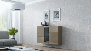 COMODA LIVING CU LED VIGO 120 LATTE DESIGN MODERN CM