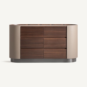 COMODA LIVING GISWIL 140CM, DIN FURNIR SI PIELE ECO, DESIGN EXCLUSIVIST, VICAL HOME
