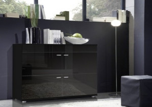 COMODA LIVING LOGO II NEAGRA DESIGN MODERN CM