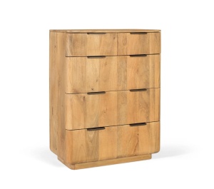 COMODA LIVING NASHIK 85CM, REALIZATA DIN LEMN DE MANGO, CULOARE NATUR, GINER Y COLOMER