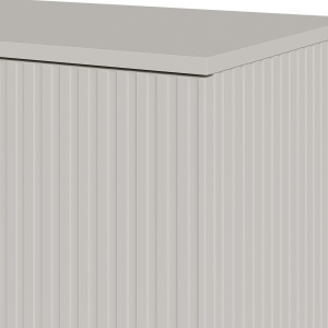 COMODA RANDOM 2 KM-1, 160X82 CM, CASMIR/NUC/NEGRU, DIN MDF FURNIRUIT, POLIPROPILENA SI METAL, STIL MODERN - Img 7