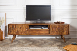 COMODA TV 140CM, MYSTIC LIVING, DIN LEMN MASIV DE TRANDFIR, STIL VINTAGE, ARTIM GROUP SELECTION