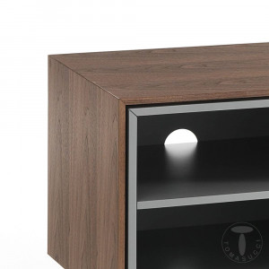 COMODA TV 170CM, CLEW, COD 3684, STIL MODERN, REALIZATA DIN MDF SI SUPORT DE METAL - Img 3