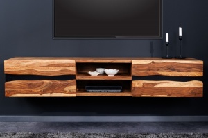 COMODA TV, AMAZONAS 160CM, LEMN MASIV DE SHEESHAM, MONTAJ SUSPENDAT, ARTIM GROUP SELECTION