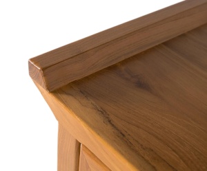 COMODA TV ORVIETO 180CM, REALIZATA DIN LEMN DE TEC, CULOARE NATUR, GINER Y COLOMER - Img 3