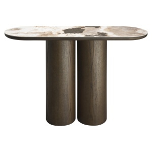 CONSOLA, LANGFORD 120CM, REALIZATA DIN MDF, FURNIR SI CERAMICA, CULOARE MARO/MARMURA, DESIGN DEOSEBIT, RICHMOND INTERIORS - Img 8