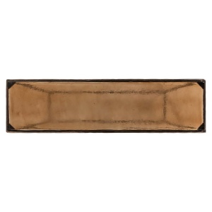 CONSOLA VILLANO 214497, CONFECTIONATA DIN METAL SI STICLA, CULOAREA MARO/BRONZ, STIL MODERN - Img 3