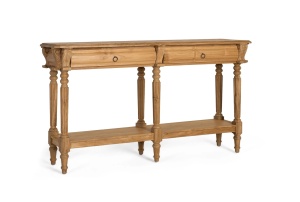 CONSOLA YAMBA 150CM, REALIZATA DIN LEMN DE TEC, CULOARE NATUR, GINER Y COLOMER - Img 4