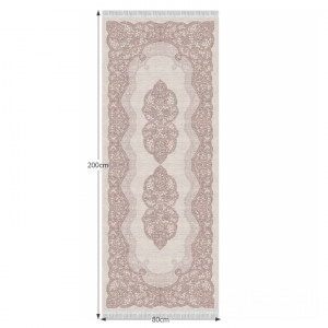 Covor 80x200 cm, crem, LARIMER, 0000203325 - Img 6