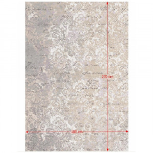 Covor, bej cu model, 180x270, BALIN, 0000193192 - Img 6