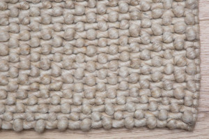 COVOR WOOL 240X160CM, BEJ, DIN LANA, DESIGN MODERN - Img 3