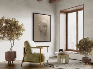 DECORATIUNE, FACE, POLISTIREN SI MDF, FINISAJ BEJ, ARTIM GROUP SELECTION - Img 3
