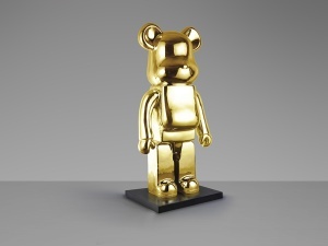 DECORATIUNE STATUETA, DORADO 160CM, FIBRA DE STICLA SI RASINA, ARTIM GROUP SELECTION - Img 3