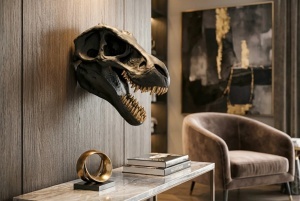 DECORATIUNE T-REX 35CM, DIN POLIRASINA, CULOARE NEAGRA, ARTIM GROUP SELECTION