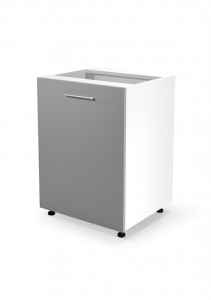 DULAP BUCATARIE VENTO ALB/GRI DK-60/82 STIL MODERN HALMAR