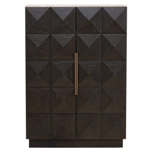 DULAP/CABINET CLAREMONT, 212218, CONFECTIONAT DIN FURNIR DE STEJAR, LEMN SI TRAVERTIN, MARO, STIL MODERN - Img 4