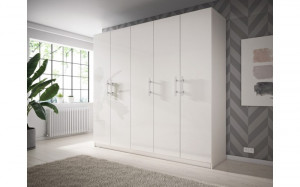DULAP DORMITOR ADA 230 ALB DESIGN MODERN LSK