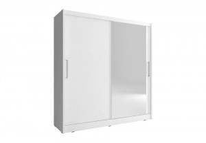 DULAP DORMITOR MAJA I 200 ALB DESIGN MODERN PSK - Img 1
