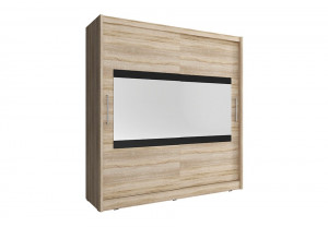 DULAP DORMITOR MAJA IV 200 STEJAR SONOMA DESIGN MODERN PSK