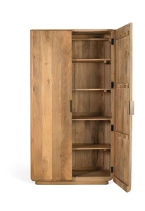 DULAP LIVING 190CM, LEMN DE MANGO, NATUR, GINER Y COLOMER - Img 4