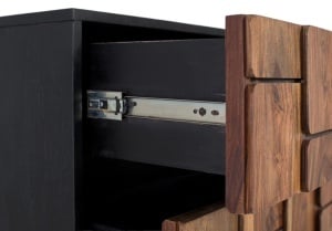 DULAP LIVING 80CM, COD 2283, LEMN DE MANGO, GINER Y COLOMER, STIL MODERN - Img 5