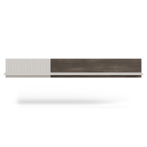 ETAJERA RANDOM 2 P-2, 180 CM, CASMIR/NUC/NEGRU, DIN MDF FURNIRUIT, POLIPROPILENA SI METAL, STIL MODERN - Img 3