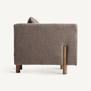 FOTOLIU CARLTON 36355, BEJ/NATURAL, CONFECTIONAT DIN LEMN DE PIN, SPUMA SI POLIESTER, STIL MODERN - Img 3