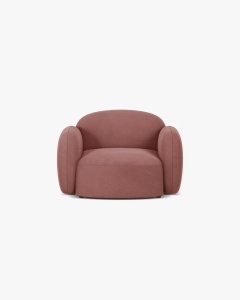 FOTOLIU CONFORTABIL BLAIR, 119X 95, FLAMINGO, CU TAPITERIE DIN TEXTIL CATIFEA CASINO, MICADONI