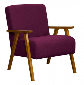 FOTOLIU CONFORTABIL COMFORT, BORDO/FAG, CONFECTIONAT DIN LEMN DE FAG SI TEXTIL