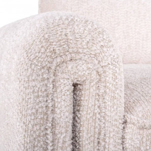FOTOLIU CONFORTABIL SANDRO, CREM, TAPITERIE BOUCLE, STIL MODERN, RICHMOND INTERIORS - Img 6