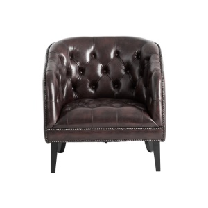 FOTOLIU DE LUX CHESTERFIELD OAKLAND, DIN PIELE NATURALA, CULOARE MARO, ARTIM SELECTION