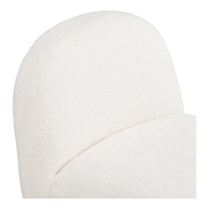 FOTOLIU DE RELAXARE ROTATIV MILO, DIN METAL SI TEXTIL, CULOARE ALB, HOUSE NORDIC - Img 6