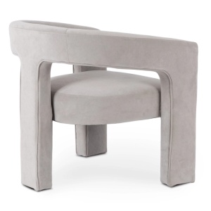 FOTOLIU DEOSEBIT, ARTIM MEBLE, REALIZAT DIN MATERIAL CATIFEA GRI SI METAL, STIL MODERN - Img 3