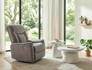 FOTOLIU ELECTRIC RABATABIL, STIL ODYS, GRI 07, CU TAPITERIE DIN TEXTIL RAVEN, STIL MODERN