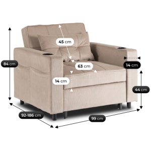 FOTOLIU EXTENSIBIL INDIVIDUAL, ARTIM MEBLE, REALIZAT DIN MATERIAL TEXTIL SAU RAIAT, DIVERSE NUANTE, STIL MODERN - Img 13