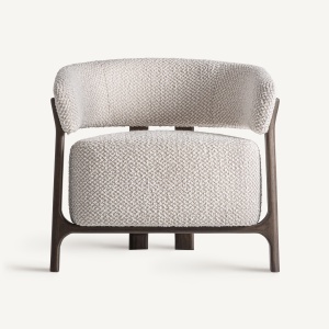 FOTOLIU KELAN, REALIZAT DIN LEMN DE FRASIN SI TEXTIL, CULOARE BEJ/GRI, REALIZAT MANUAL, VICAL HOME - Img 2
