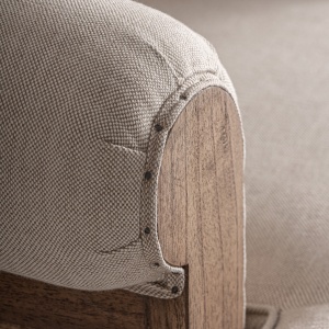 FOTOLIU LIVING ARBAZ, REALIZAT DIN LEMN DE MINDI SI TEXTIL - IN, REALIZAT MANUAL, FINISAJ NATUR, VICAL HOME - Img 5